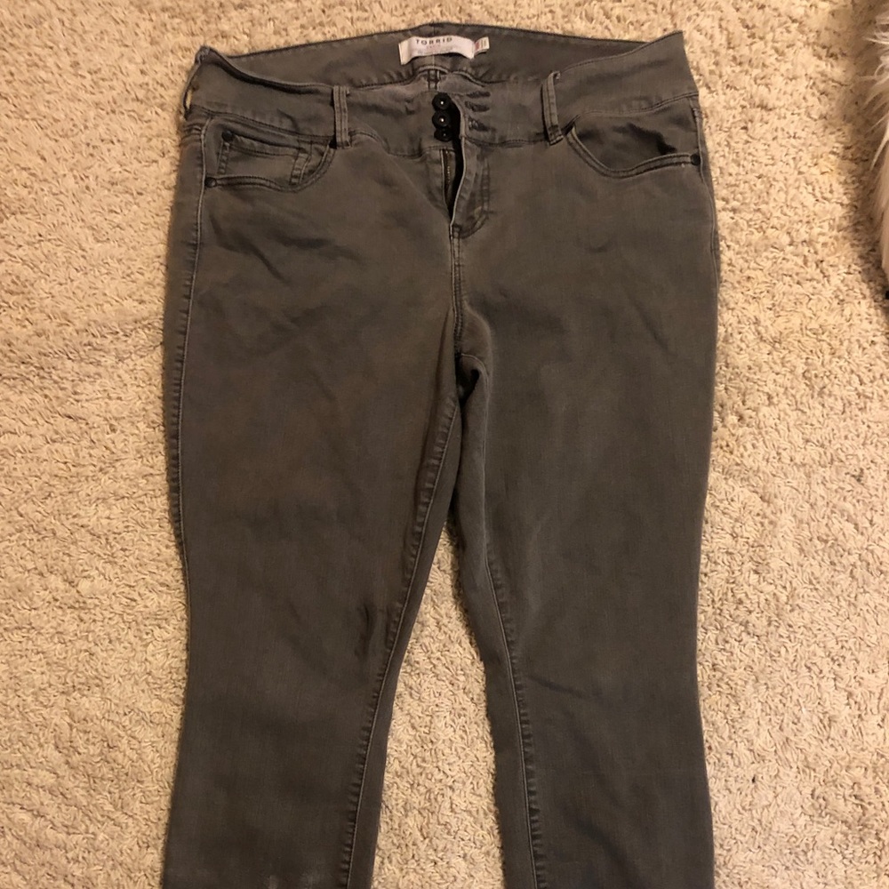 Torrid Skinny Jeans - gray